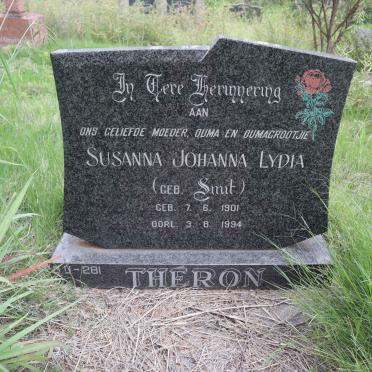 THERON Susanna Johanna Lydia nee SMIT 1901-1994