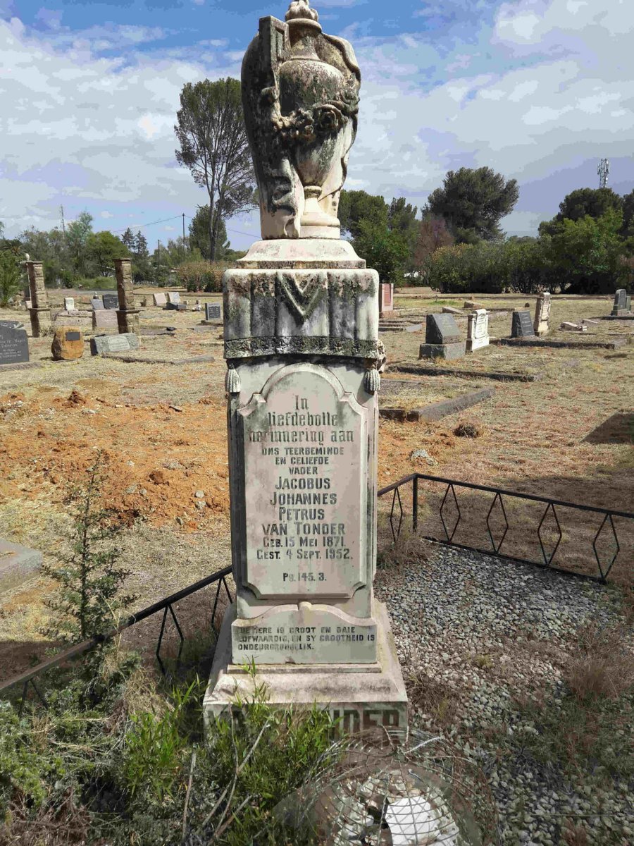 TONDER Jacobus Johannes Petrus, van 1871-1952