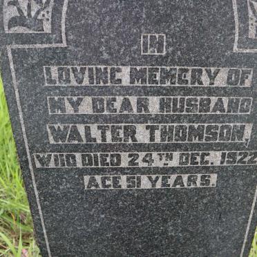 THOMSON Walter -1922