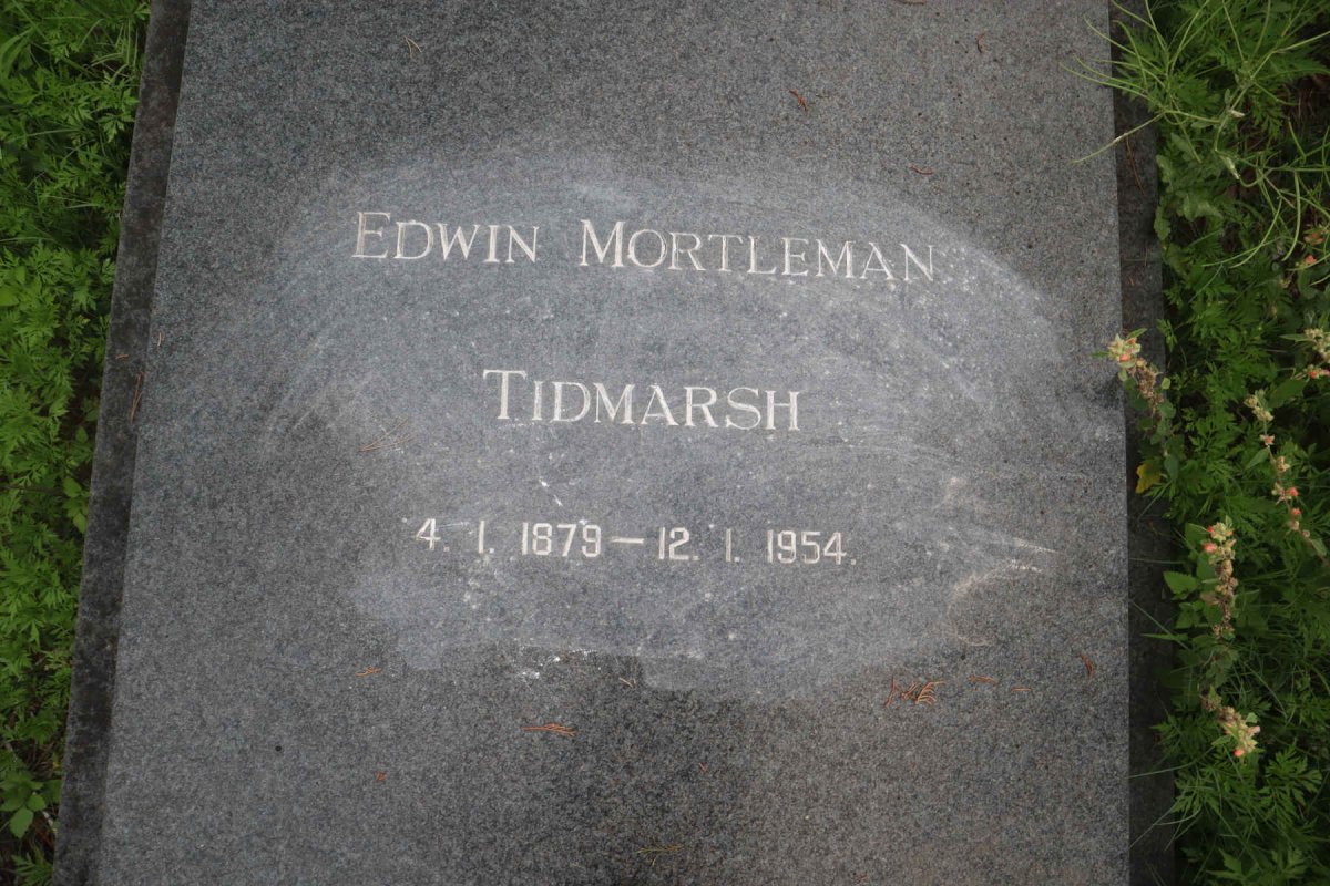 TIDMARSH Edwin Mortleman 1879-1954 &amp; Florence Maud PALMER 1883-1931
