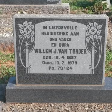 TONDER Willem J., van 1887-1979