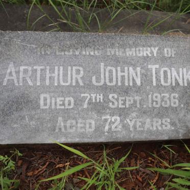 TONKIN Arthur John -1936
