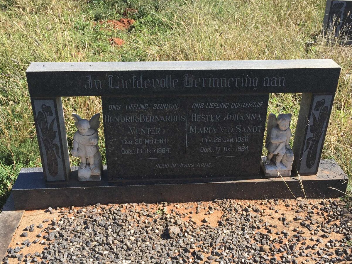 VENTER Hendrik Bernardus 1964-1964 :: V.D. SANDT Hester Johanna Maria 1958-1964