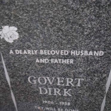 VETTEN Govert Dirk 1906-1958