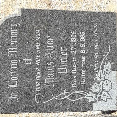 VENTER Mavis Alice nee HARVEY 1925-1965