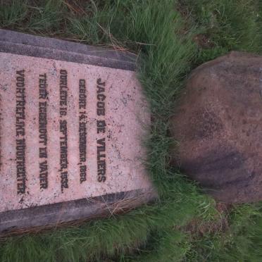 VILLIERS Jacob, de 1868-1932