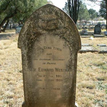 WESTRAAD Leslie Edward 1905-1935