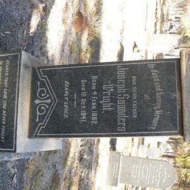 WRIGHT Joseph Saunders 1862-1941