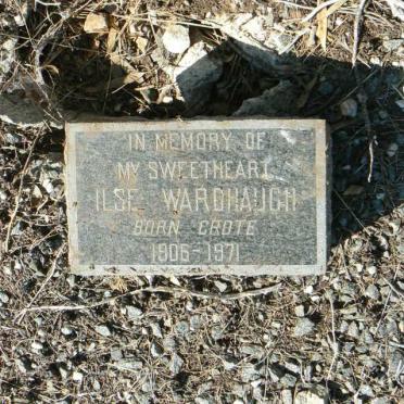 WARDHAUGH Ilse nee GROTE 1906-1971