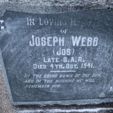 WEBB Joseph -1941