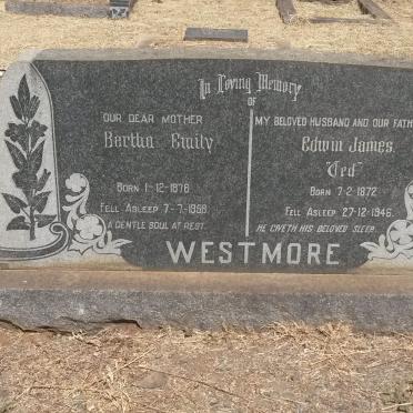 WESTMORE Edwin James 1872-1946 &amp; Bertha Emily 187?-1958