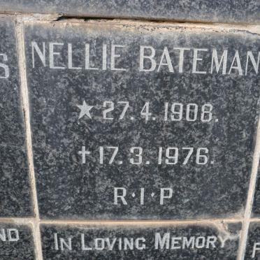 BATEMAN Nellie 1908-1976