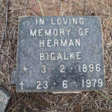 BIGALKE Herman 1896-1979