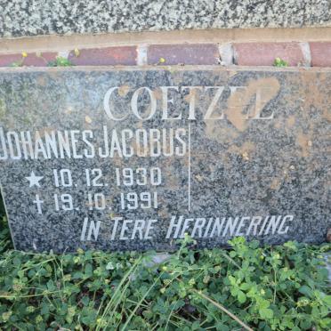 COETZEE Johannes Jacobus 1930-1991