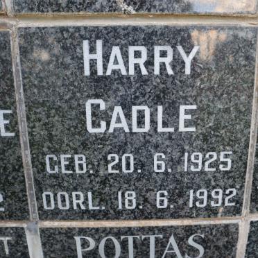 CADLE Harry 1925-1992