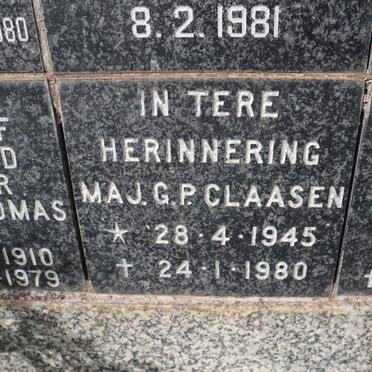 CLAASEN G.P. 1945-1980
