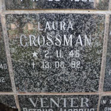 CROSSMAN Laura 1945-1992