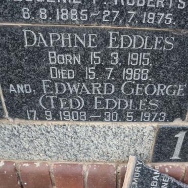 EDDLES Edward George 1908-1973 &amp; Daphne 1915-1968