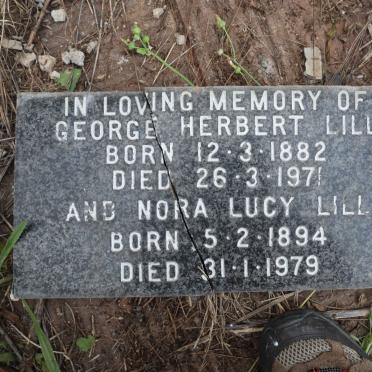 LILL George Herbert 1882-1971 &amp; Nora Lucy 1894-1979