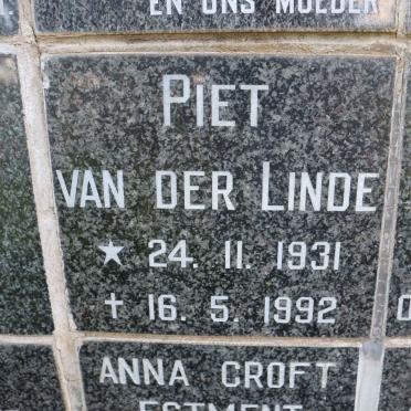LINDE Piet, van der 1931-1992