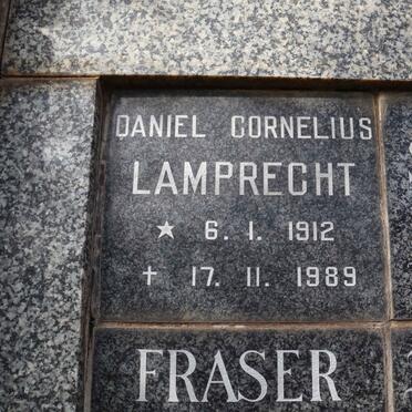 LAMPRECHT Daniel Cornelius 1912-1989