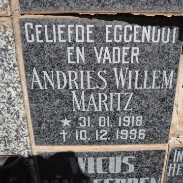 MARITZ Andries Willem 1918-1996