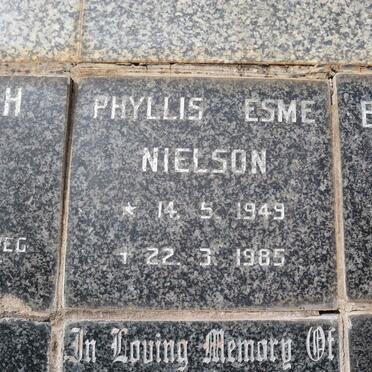 NIELSON Phyllis Esme 1949-1985