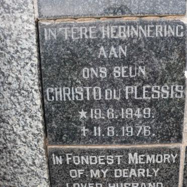 PLESSIS Christo, du 1949-1976
