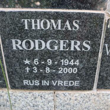 RODGERS Thomas 1944-2000
