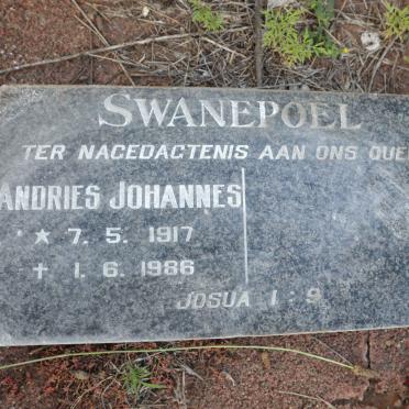 SWANEPOEL Andries Johannes 1917-1986