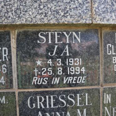 STEYN J.A. 1931-1994