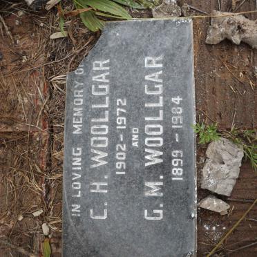 WOOLLGAR C.H. 1902-1972 &amp; G.M. 1899-1984