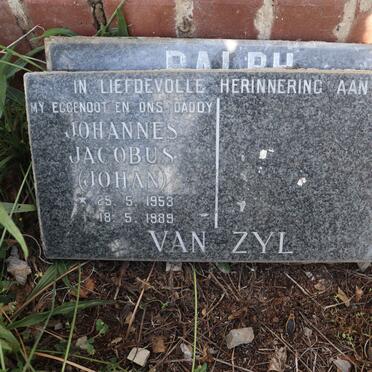ZYL Johannes Jacobus, van 1953-1989