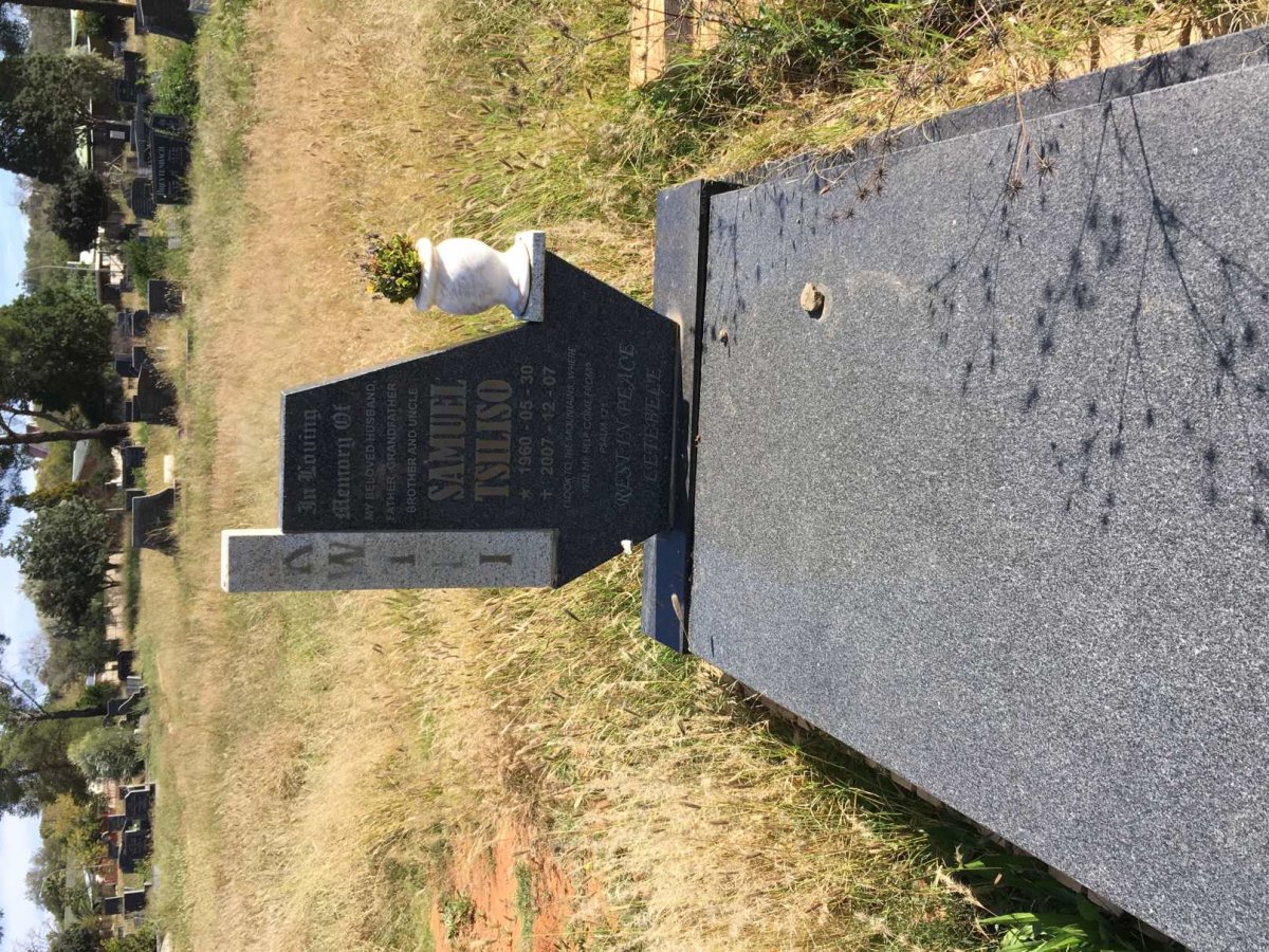 ? Samuel Tsiliso 1960-2007