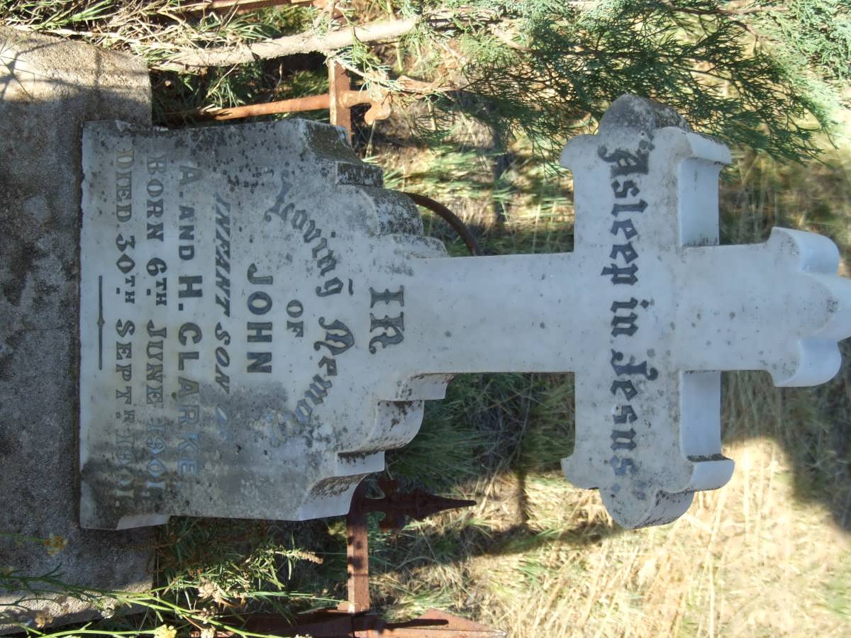 CLARKE John 1901-1901