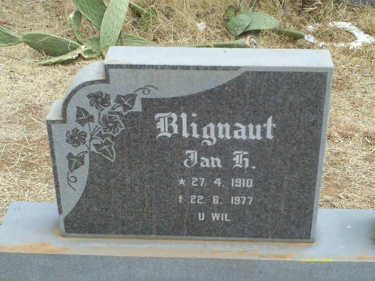 BLIGNAUT Jan H. 1910-1977