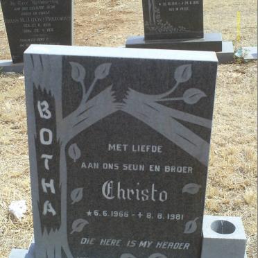 BOTHA Christo 1966-1981