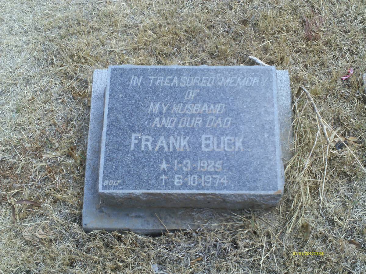 BUCK Frank 1925-1974