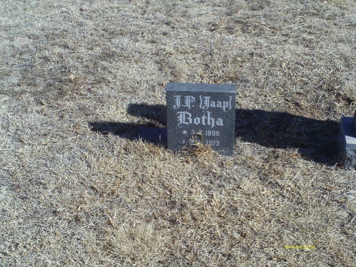 BOTHA J.P. 1898-1973