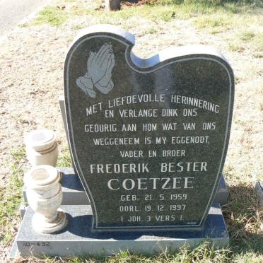 COETZEE Frederik Bester 1959-1997