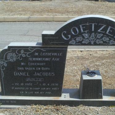 COETZEE Daniel Jacobus 1922-1976 &amp; Heila Magdalena Hendrika 1925-1999   