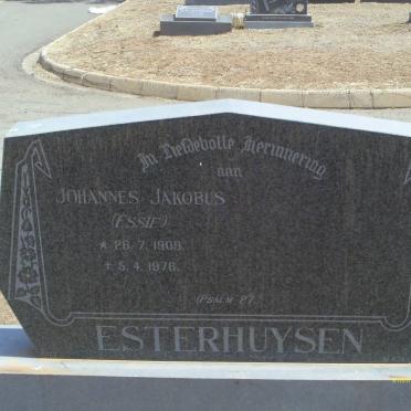 ESTERHUYSEN Johannes Jakobus 1909-1976