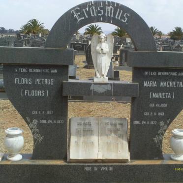 ERASMUS Floris Petrus 1952-1977 &amp; Maria Magrietha VILJOEN 1953-1977