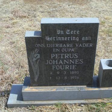 FOURIE Petrus Johannes 1895-1976