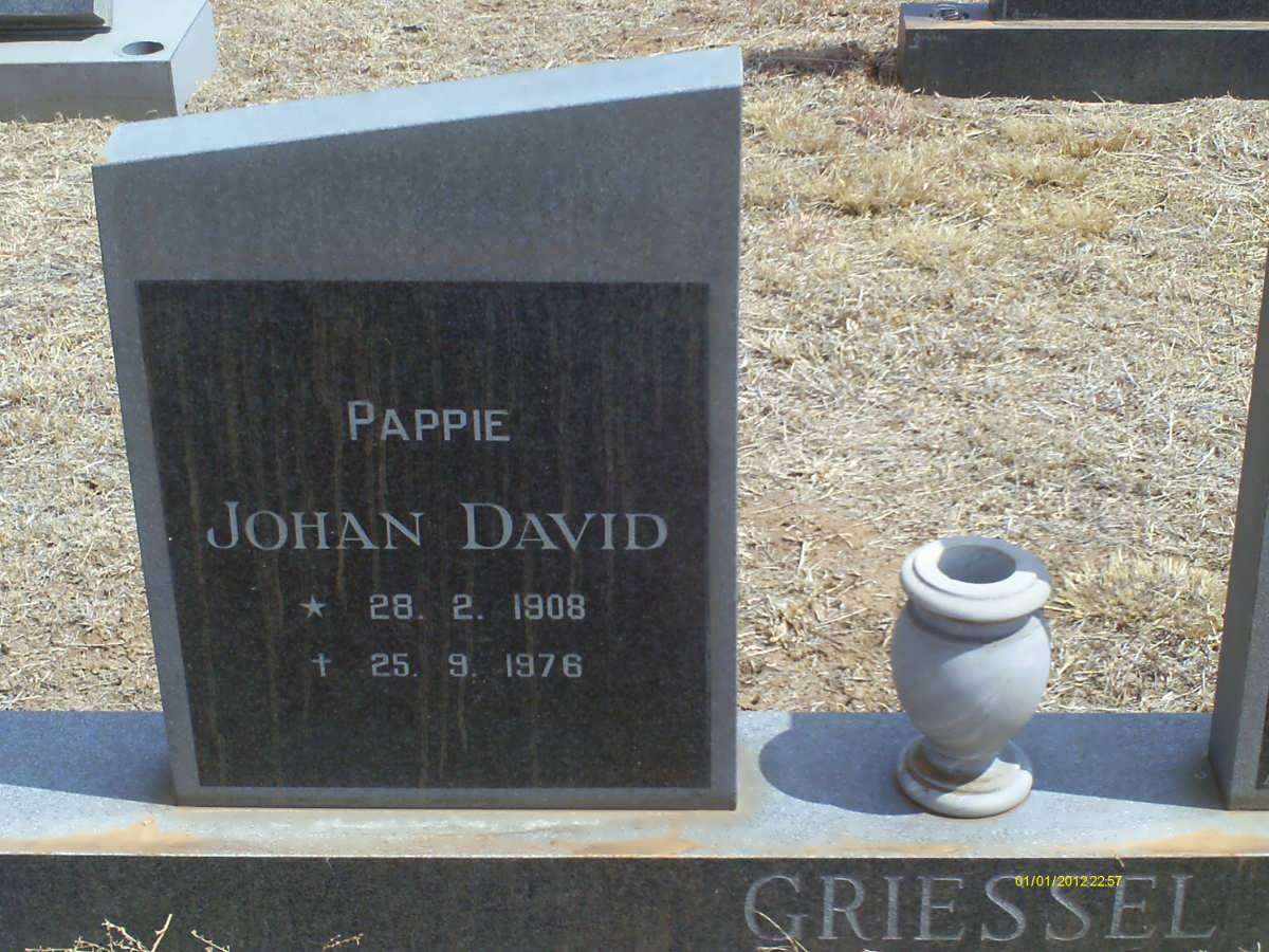 GRIESSEL Johan David 1908-1976