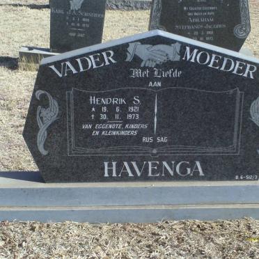 HAVENGA Hendrik S. 1921-1973