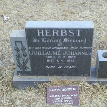 HERBST Guillaume Johannes 1906-1978