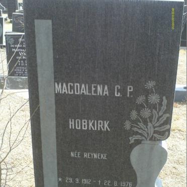 HOBKIRK Magdalena C.P. nee REYNEKE 1912-1976