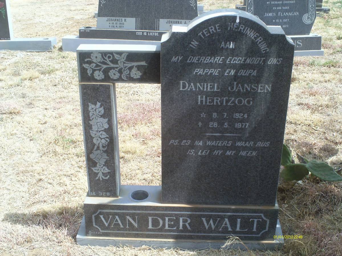 HERTZOG Daniel Jansen 1924-1977