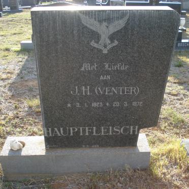 HAUPTFLEISCH J.H. 1925-1972